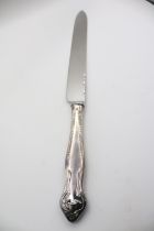 Cased 'The Brides Knife' with Silver handle