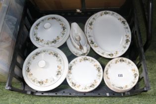 Larchmont Pattern Dinner service inc. Tureens, Bowls etc