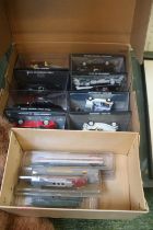 Set of 8 007 Ge Fabri 2008 Models and 3 N Gauge Model Locomotives by Del Prado