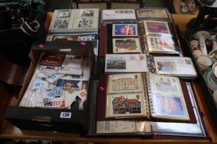 Collection of assorted Loose stamps and First Day covers and a Large collection of First Day