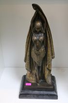 Demétre Chiparus (1886-1947) bronze Art Deco sculpture entitled "Antinea", signed to base.