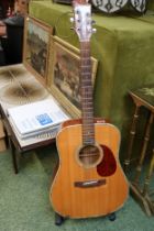 Charvel Jackson Acoustic Guitar with mover of Pearl Inlay