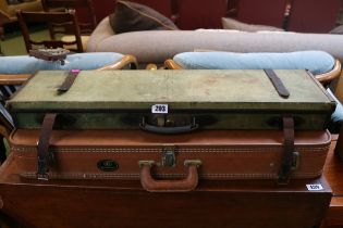 Manton & Co Gun makers Rifle Case and a Browning rifle case