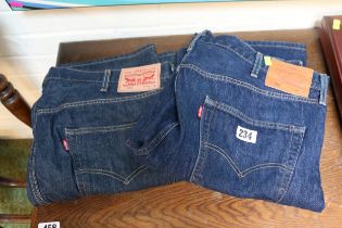 2 Pairs of Levi Strauss & Co Jeans W40 L32
