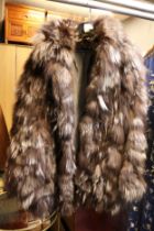 Good quality Fur Coat Silver Fox Type