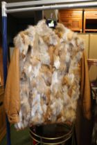 Aleksander of Norway Leather and Fur Jacket size 38