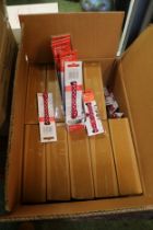 2 Large boxes of Pet Face Red and White Cat Collars