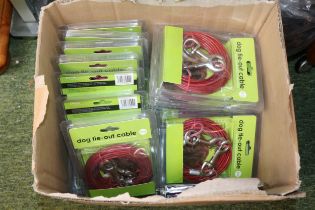 Box of Brand New Dog Tie-Out 9m Leads