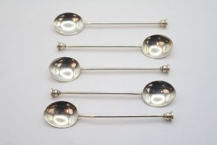 Set of 5 Silver Teaspoons Birmingham 1925 42g total weight