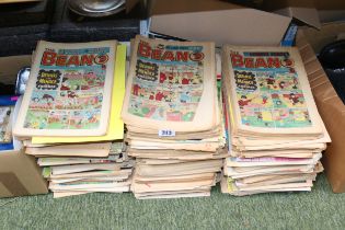 Large collection of assorted Beano Comics