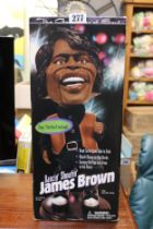 Boxed Dancin' Shoutin' James Brown figure