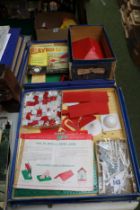 Collection of assorted Boxed Children's Bayko construction toys