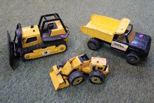 Collection of 3 Vintage Tonka Toys