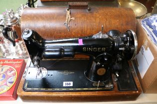 Oak Cased Singer Sewing machine EC824759