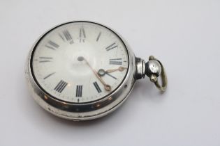 Early 19thC Fusee pocket watch with Silver case supplied by William Linsley 1808