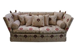 David Grundy Hand Made Manhattan Major knoll sofa hand made in England 246cm x 97cm x 104cm
