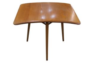 Ercol 1960s Blond Elm 265 model dining table extension piece/desk. 68cm in width by 48cm in Depth by