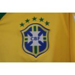 NEYMAR 2014 FIFA WORLD CUP MATCH WORN BRAZIL JERSEY - BRAZIL v CAMEROON On offer is a Nike brand
