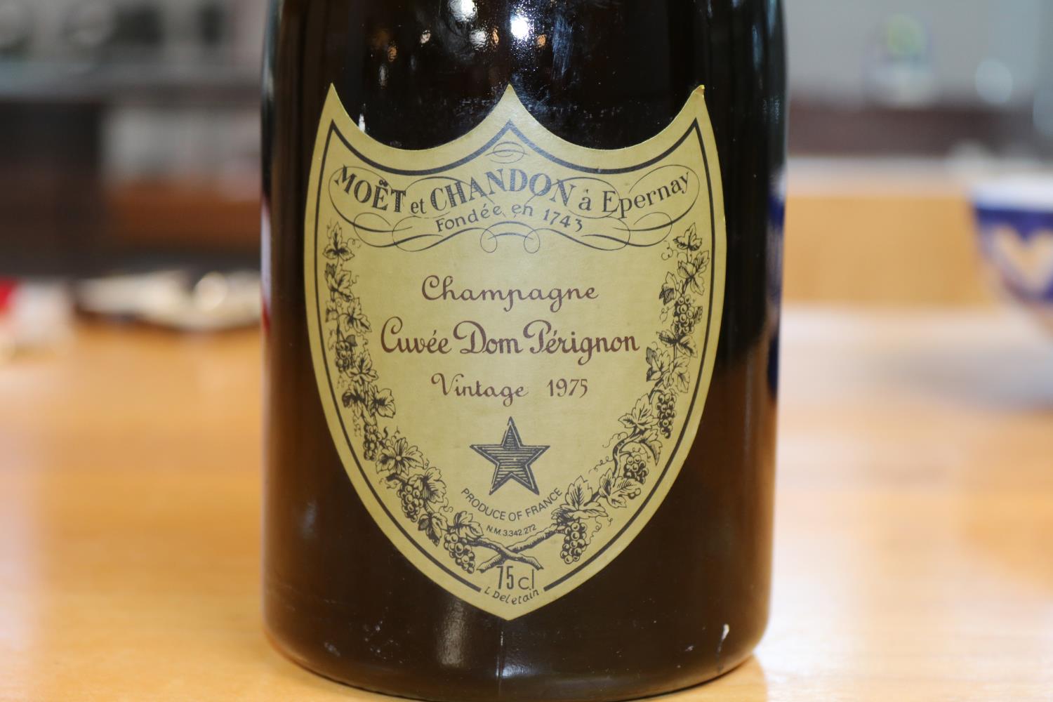 Bottle of Moet et Chandon Champagne Cuvee Don Perignon Vintage 1975 - Image 2 of 2