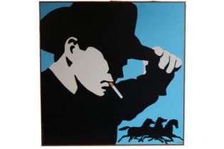 Antonio De Felipe (b. 1965) Western Pop art screen print depicting Hollywood Cowboy Audie Murphy.