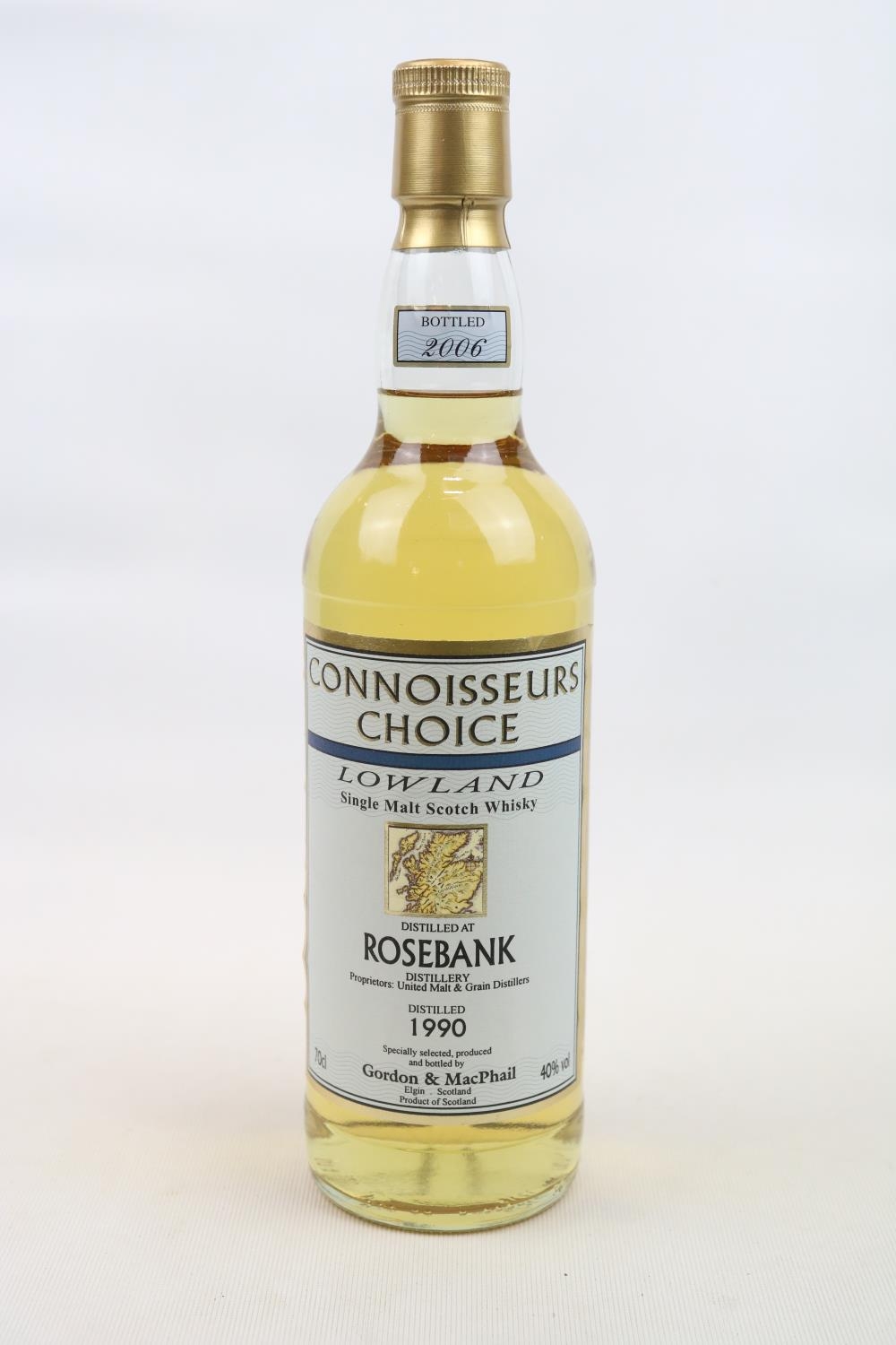 Rosebank 1990 16 Year Old Lowland Single Malt Scotch Whisky, Connoisseurs Choice bottling, bottled - Image 2 of 2