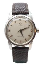 Gents Omega Seamaster Automatic Wristwatch 20 Jewel. 35mm Case on Reptile Calk Leather strap
