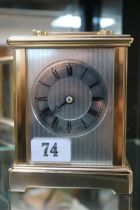Good Quality Elliott Hamilton & Inches of Edinburgh mantel clock with roman numeral dial with French