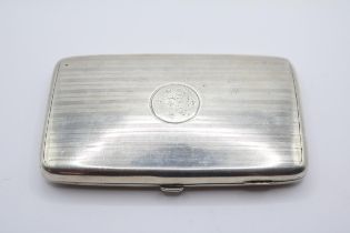 Good quality Silver Double cigarette case 210g total weight