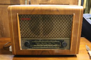 Pye of Cambridge Walnut cased radio