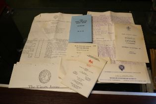 Collection of Cambridge related ephemera inc. University Rugby Union Football Club , Gog Magog