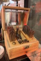 M K S Standard Jewellers Staking Punch Set in fitted Case