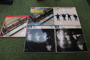 Collection of assorted Beatles Vinyl Records inc. With the Beatles, Help! etc