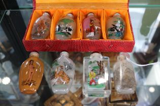 Collection of assorted Chinese Snuff bottles (8)