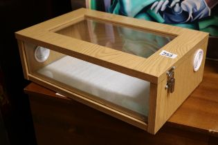 Modern Glazed table top Humidor