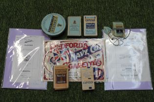 Collection of Smoking Memorabilia inc. Capstan Redford Navy Cut etc