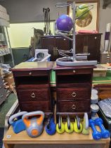 Collection of assorted weights inc York Fitness