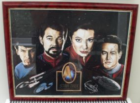 Star Trek Limited Edition Print by Rob Larson Signed by the Artist. Star Trek Limited Edition