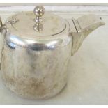 A silver Hygenia teapot