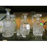 Various decanters