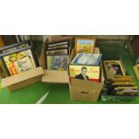 Four boxes mixed Mario Lanza and possibly other photos et cetera