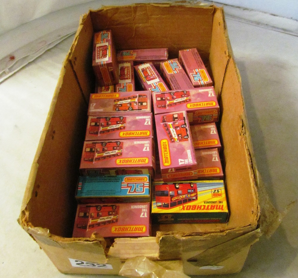 Some Matchbox 75 boxed vehicles