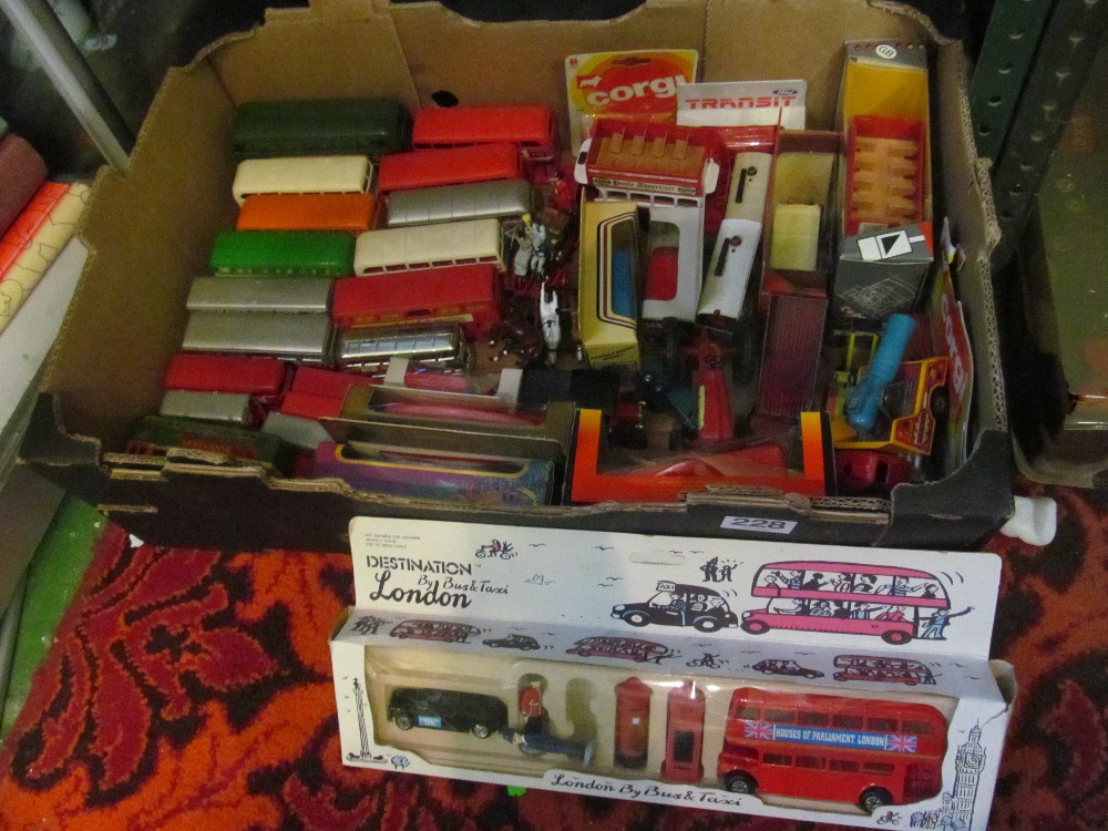 A box of buses, commercial and other vehicles