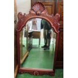 A mahogany mirror