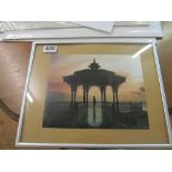 Tony Bovall two coloured photos Pavilion and Pier and photo bandstand