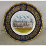 A Coalport Buckingham Palace plate