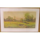 After Stannard - pair of prints country scenes