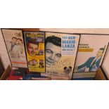 Four Mario Lanza posters including ""Because Your Away""