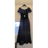 A Victor Costa purple cocktail dress size 10