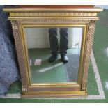 A gilt mirror