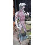 A garden statue classical man